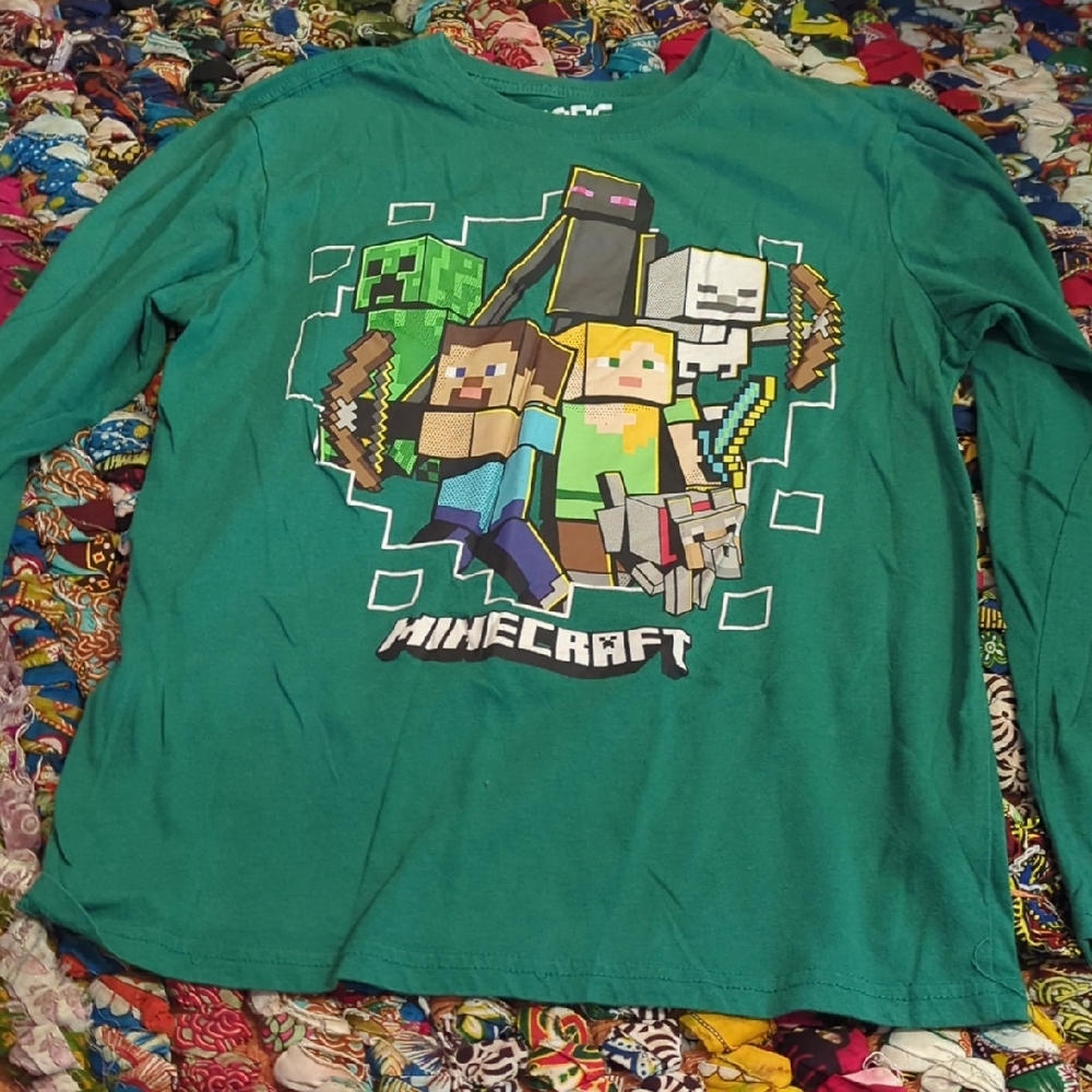 Kids Green Long Sleeve Shirt